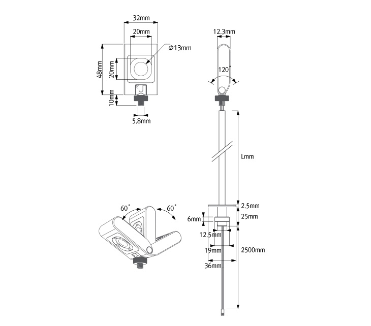 Fixture dimension