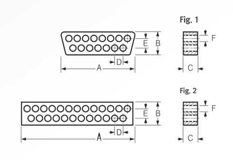 Connect or Suppression Plat Cores